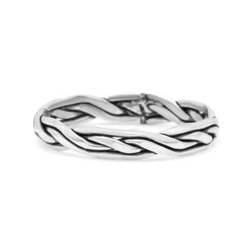 Perfect Braided Design Trinity Weave Knot Oxidized